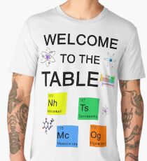 Nihonium, Tennessine, Moscovium, Oganesson: new Periodic Table elements Men's Premium T-Shirt