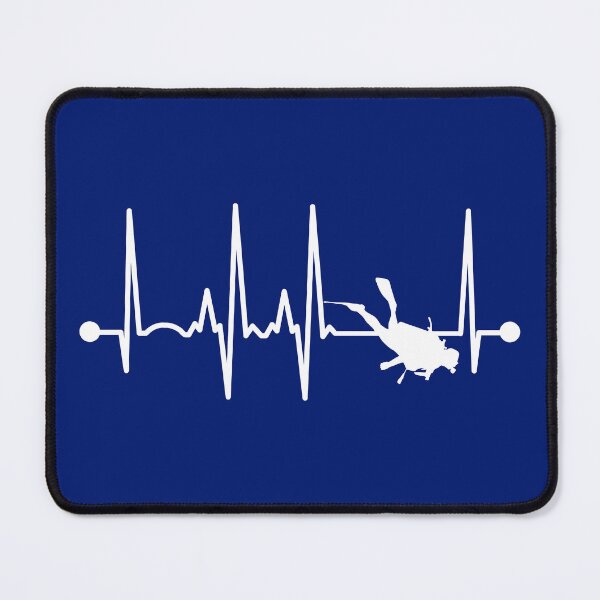 Item preview, Scuba Diving Heartbeat designed and sold by teesaurus.