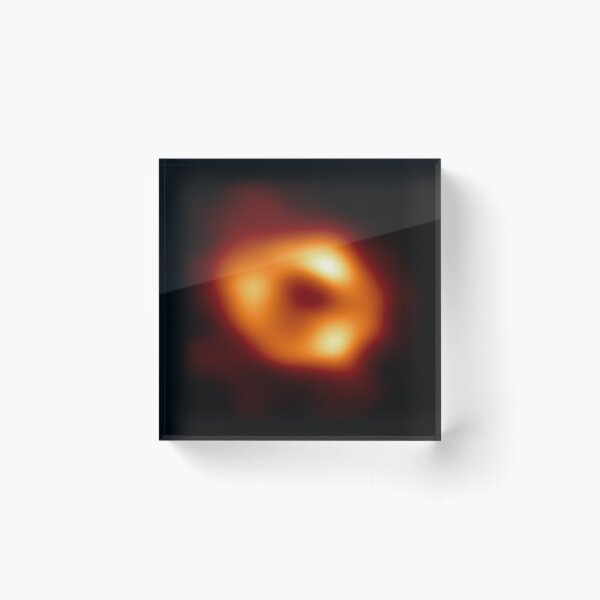 First Ever Image of the Milky Way's Black Hole Sagittarius A* (13.5K Resolution) Acrylic Block
