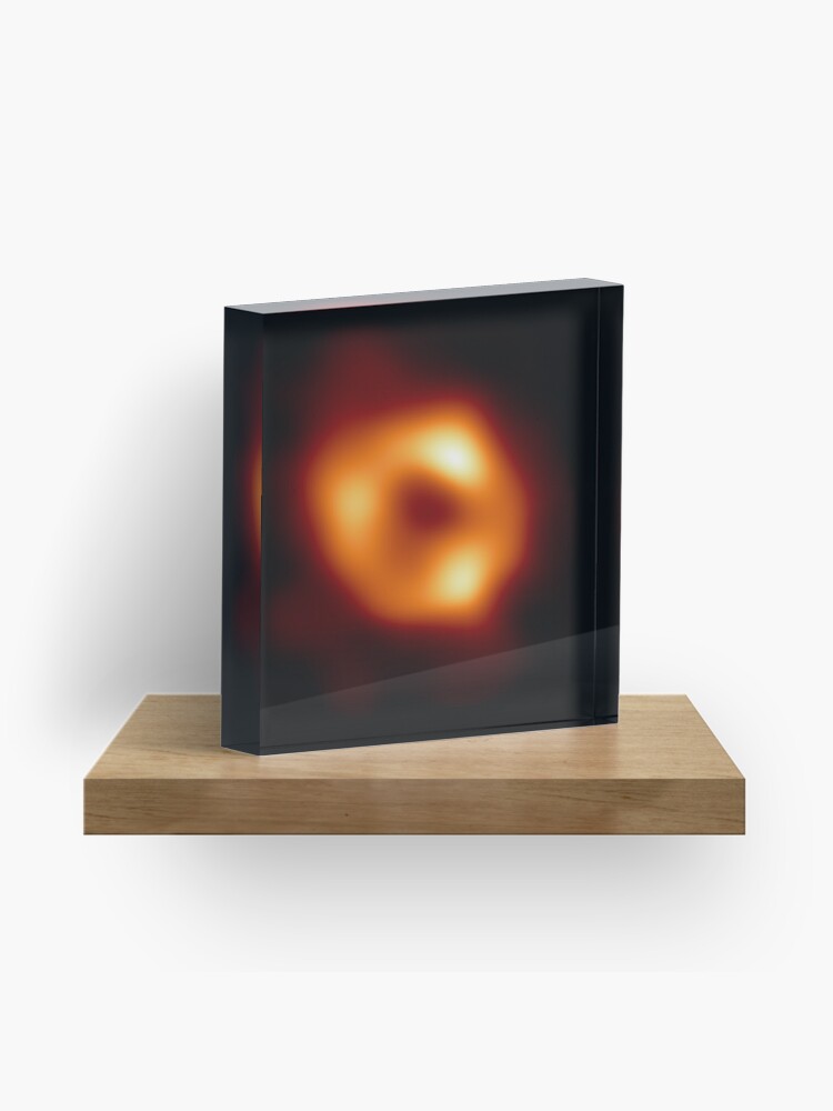 Thumbnail 1 of 5, Acrylic Block, First Ever Image of the Milky Way's Black Hole Sagittarius A* (13.5K resolution) designed and sold by bobbooo.
