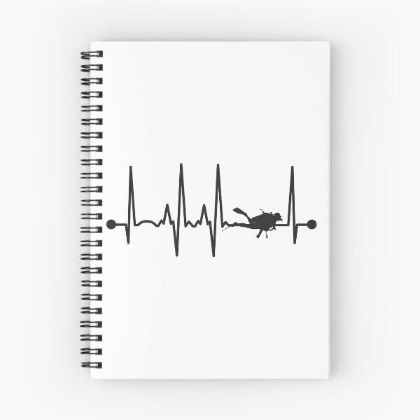 Item preview, Scubadiving Heartbeat designed and sold by teesaurus.