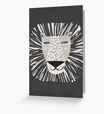 Friendly Lion Greeting Card