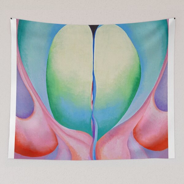 Item preview, Georgia O’Keeffe (1887–1986), Music, Pink and Blue No. 2 | Music Pink and Blue II, 1918 by Georgia O'Keeffe designed and sold by TeeARTHY.