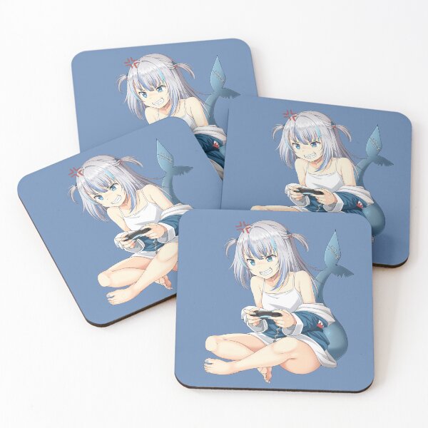 Item preview, Gawr Gura - Afternoon Video Gamer designed and sold by HaremuGacha.