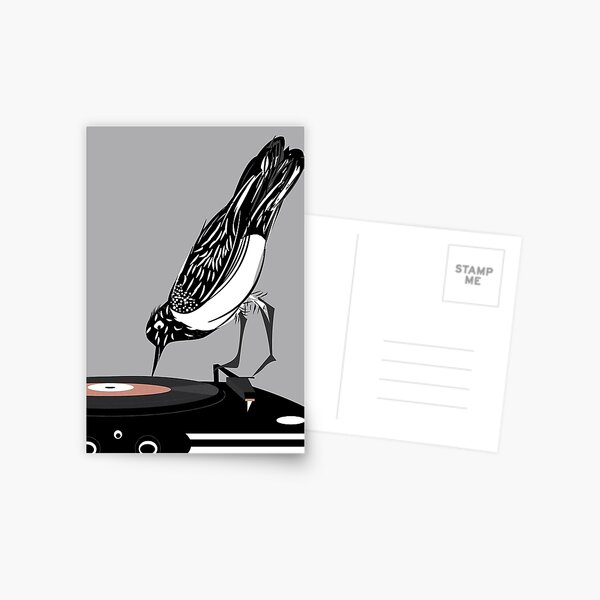 DJ magpie Postcard