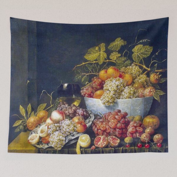 Item preview, Still-Life with Grapes - 1640s - Adriaen van Utrecht designed and sold by CaritasDomesticus.