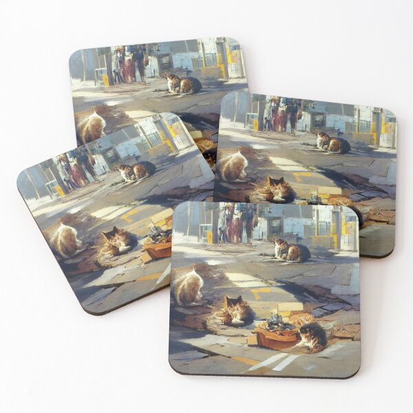 Item preview, street cats	 designed and sold by kharamoot.