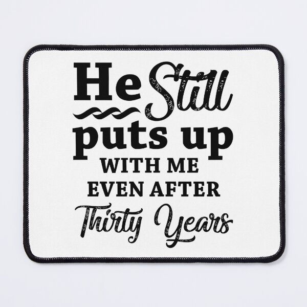 Item preview, Funny 30th Wedding Anniversary designed and sold by thepixelgarden.