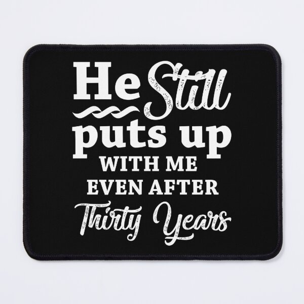 Item preview, Funny 30th Wedding Anniversary designed and sold by thepixelgarden.
