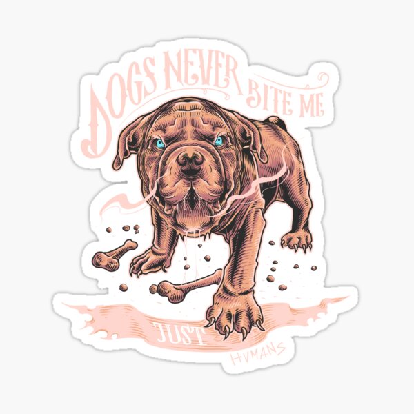 dog-never-bites-sticker-by-atsakt-redbubble