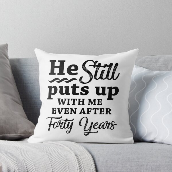 Item preview, Funny 40th Wedding Anniversary designed and sold by thepixelgarden.