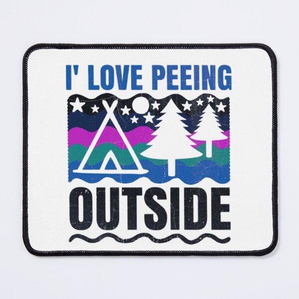 Item preview, I Love Peeing Outside Funny Vintage Hiking Camping Outdoors designed and sold by AYACHI90.