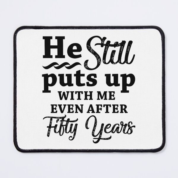 Item preview, Funny 50th Wedding Anniversary designed and sold by thepixelgarden.