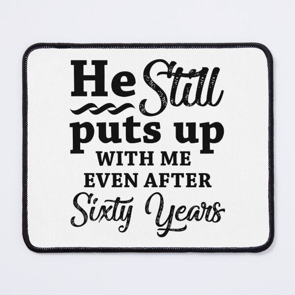 Item preview, Funny 60th Wedding Anniversary designed and sold by thepixelgarden.