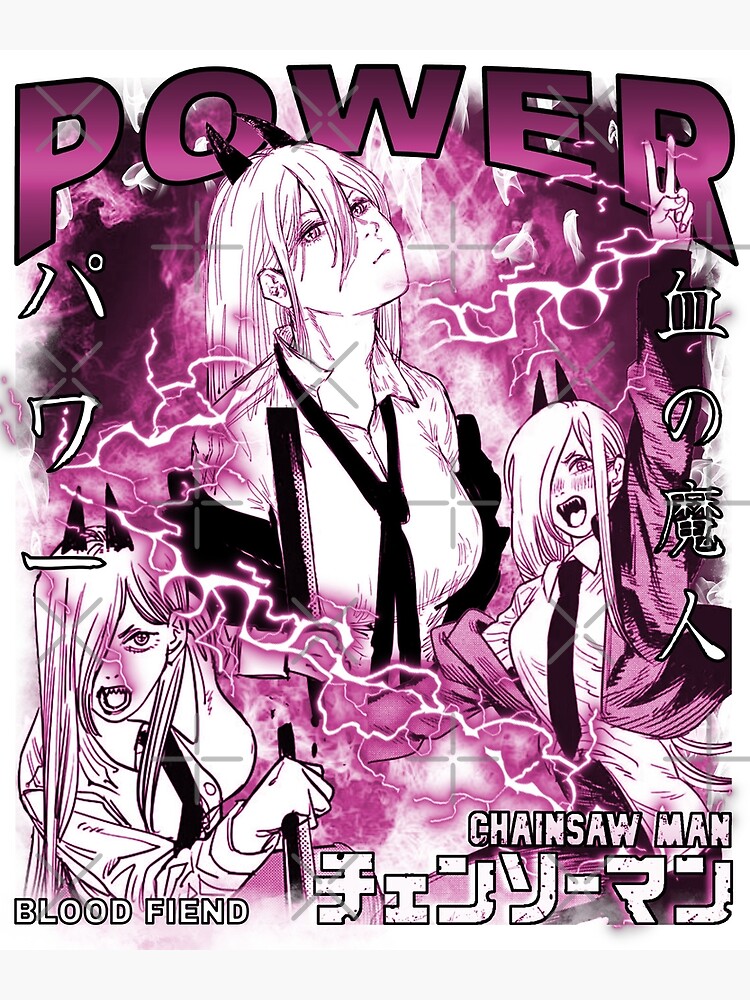 "Chainsaw Man Power Manga, Chainsaw Man kawaii Anime Girl" Poster for