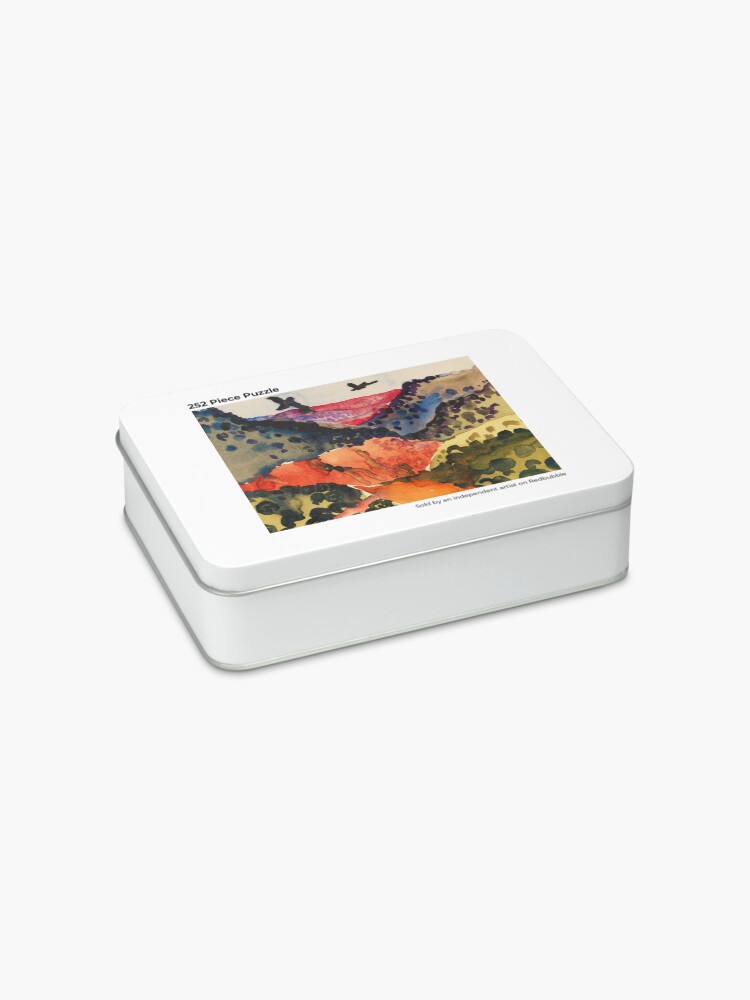 Alternate view of Georgia O'Keeffe, Canyon with Crows Jigsaw Puzzle