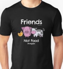 Friends Not Food T-Shirt for Vegans and Vegetarians Unisex T-Shirt