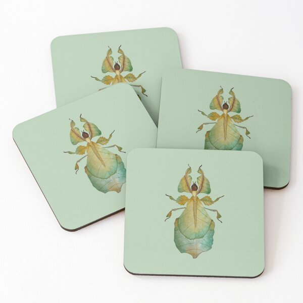 Item preview, Watercolor Malaysian Leaf Insect Illustration  designed and sold by NikaIllustrates.