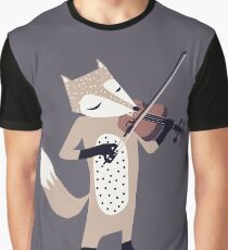 FOXY VIOLINIST Graphic T-Shirt