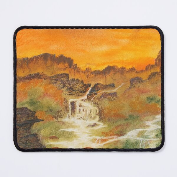 Item preview, A Sunset Waterfall designed and sold by Scott and Mary Schneider art_photography.