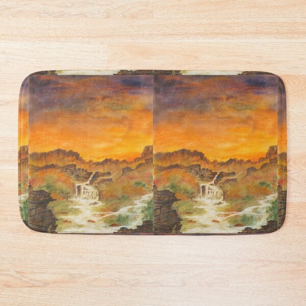 Item preview, A Sunset Waterfall designed and sold by Scott and Mary Schneider art_photography.