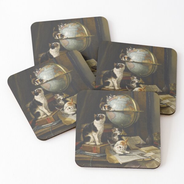 Item preview, The Globetrotters | Henriette Ronner-Knip | Cat Family Art designed and sold by CJET.