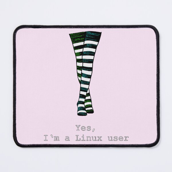 Item preview, Femboy Linux Socks (Programmer Socks) designed and sold by Jusnim.