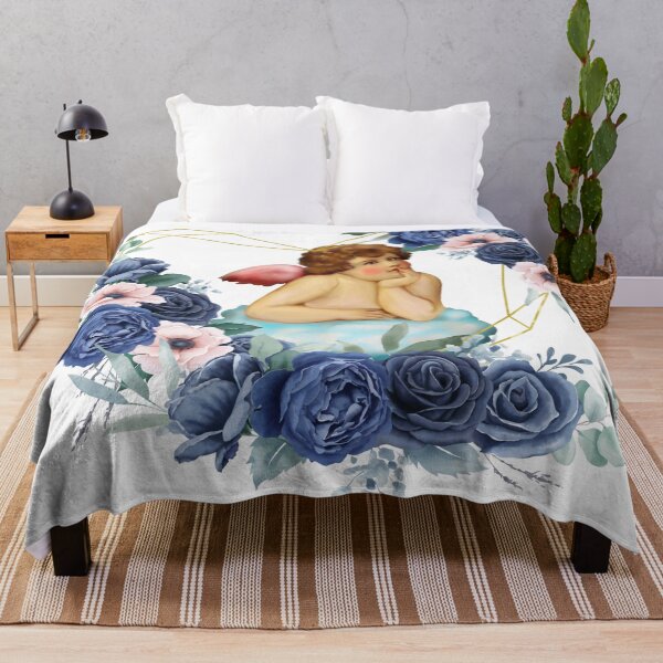 Artikelvorschau, Engel mit blauen Rosen entworfen und verkauft von tomorrowsart.