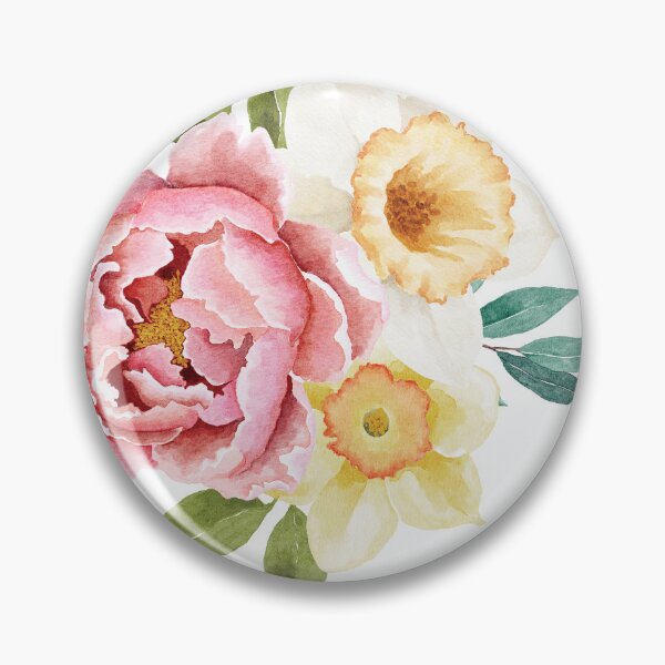 Item preview,  colorful and classy mix yellow and rose Flower sticker gift for wife gift for gilfriend gift for flower lovers for botanists  designed and sold by GhostAmine.