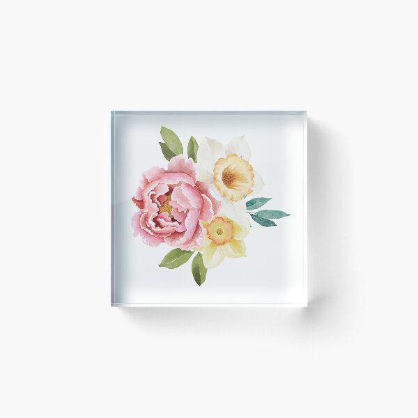 Item preview,  colorful and classy mix yellow and rose Flower sticker gift for wife gift for gilfriend gift for flower lovers for botanists  designed and sold by GhostAmine.