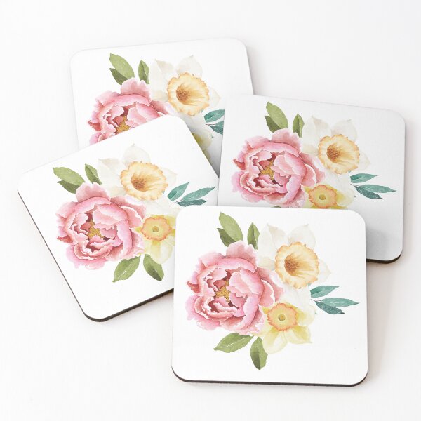 Item preview,  colorful and classy mix yellow and rose Flower sticker gift for wife gift for gilfriend gift for flower lovers for botanists  designed and sold by GhostAmine.