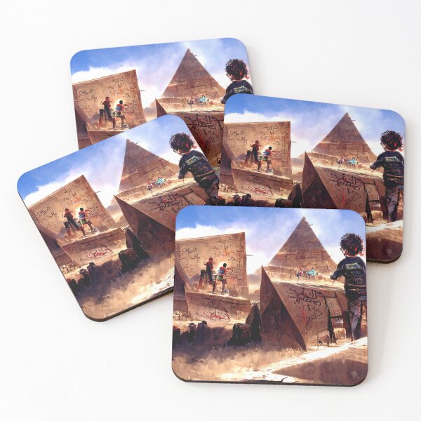 Item preview, Kids Vandalizing Pyramids | Concept Art designed and sold by Stoneralia.