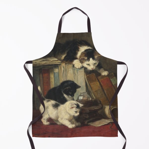 Item preview, Watching the Prey | Henriette Ronner-Knip | Cat Kitten Mouse Painting Print designed and sold by CJET.
