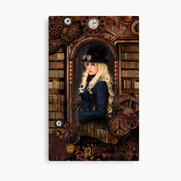 Aperçu de l'œuvre Steampunk | Fille Steampunk | Équipement Steampunk | Horloges Steampunk créée et vendue par Gascondi.