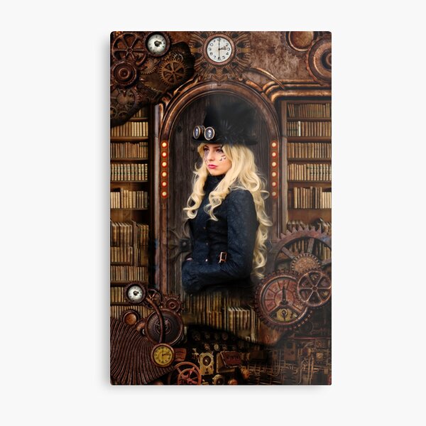 Aperçu de l'œuvre Steampunk | Fille Steampunk | Équipement Steampunk | Horloges Steampunk créée et vendue par Gascondi.