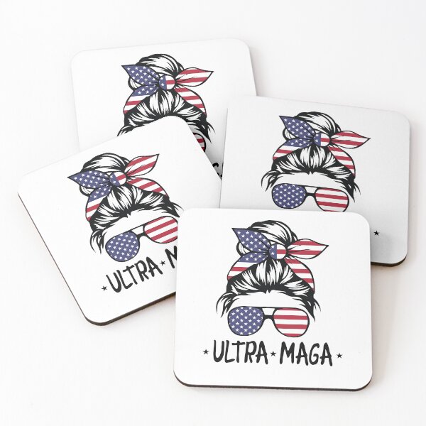 Item preview, Ultra Maga And Proud Of It Pro Trump Ante Joe Biden Messy Bun Ultra Maga designed and sold by ollalla.