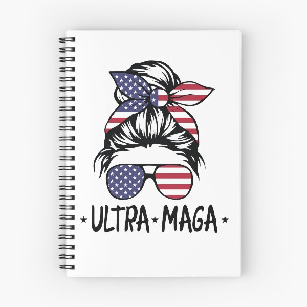 Item preview, Ultra Maga And Proud Of It Pro Trump Ante Joe Biden Messy Bun Ultra Maga designed and sold by ollalla.