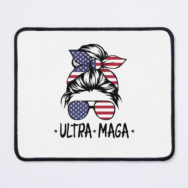 Item preview, Ultra Maga And Proud Of It Pro Trump Ante Joe Biden Messy Bun Ultra Maga designed and sold by ollalla.