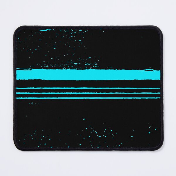 Item preview, abstract neon blue and black designed and sold by kim tang.