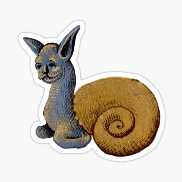 Vista previa del artículo con la obra «Gato caracol del siglo XV», diseñado y vendido por DotorEaon.