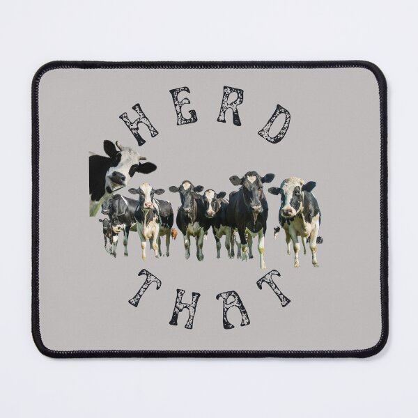 Item preview, 'Herd That' Funny Cows - Cow Lovers Gifts designed and sold by Pawfect-Purr.