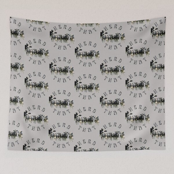Item preview, 'Herd That' Funny Cows - Cow Lovers Gifts designed and sold by Pawfect-Purr.