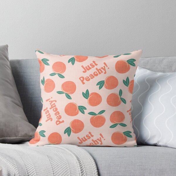 Item preview, Just Peachy! - Peaches  on pink designed and sold by littlearrow.