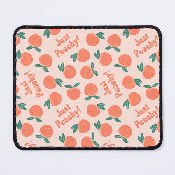 Item preview, Just Peachy! - Peaches  on pink designed and sold by littlearrow.