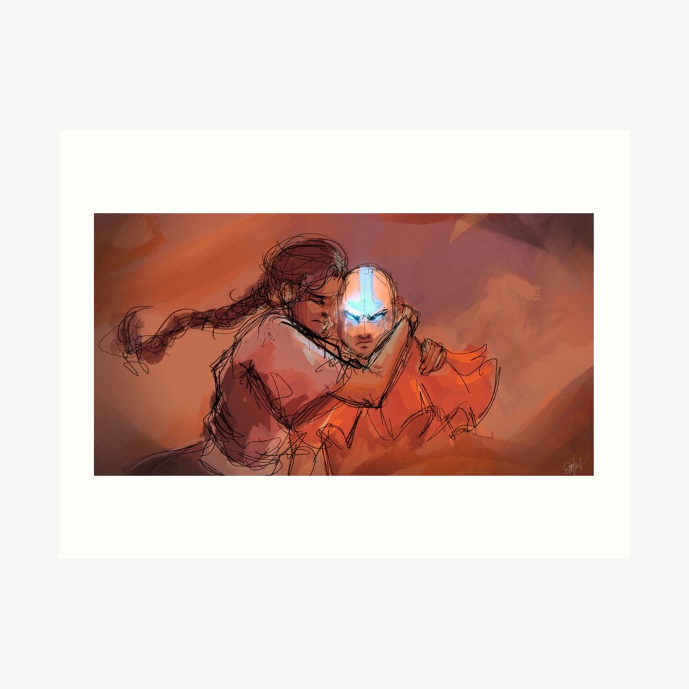 Aang and Katara: The Desert