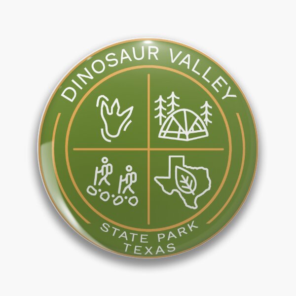 Item preview, Dinosaur Valley State Park Heraldic Logo designed and sold by VanyaKar.