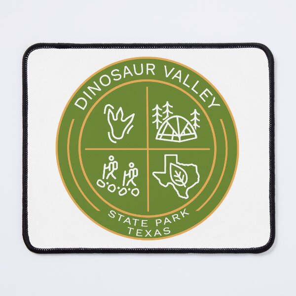 Item preview, Dinosaur Valley State Park Heraldic Logo designed and sold by VanyaKar.