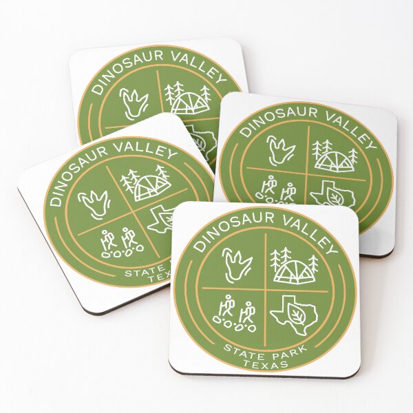 Item preview, Dinosaur Valley State Park Heraldic Logo designed and sold by VanyaKar.