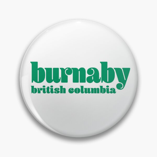 Item preview, Burnaby British Columbia bubble type green designed and sold by WhereWear.
