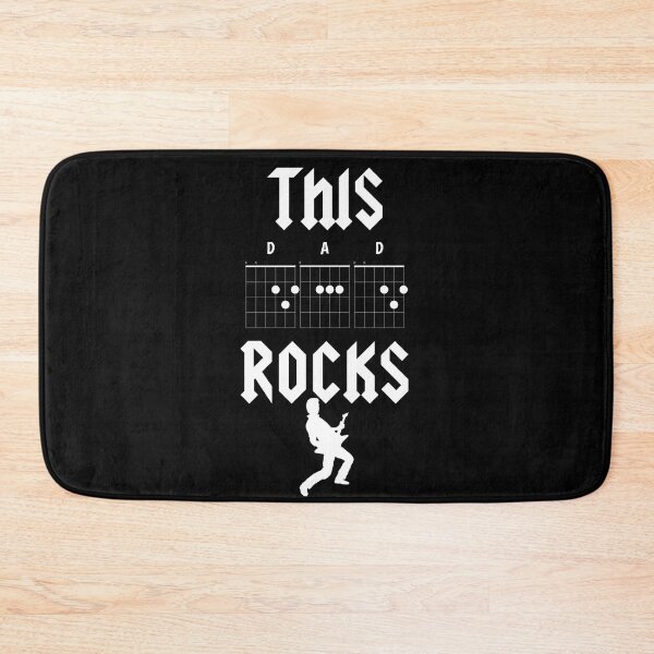 Item preview, This Dad Rocks  D A D Guitar Chords 3 Rock and Roll Metal Gift for Fathers Day  or Birthday designed and sold by podguy.